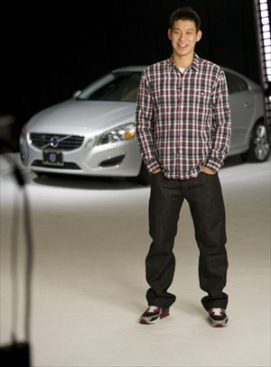 林书豪签约沃尔沃成全球形象代言人广告