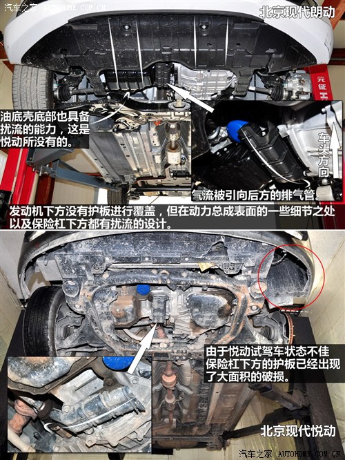 神似形不似北京现代朗动悦动底盘对比