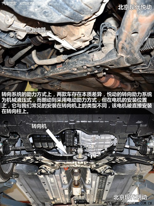 神似形不似北京现代朗动悦动底盘对比